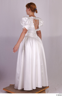  Photo Woman in historical Wedding dress 2 20th century a poses historical clothing wedding dress whole body 0004.jpg